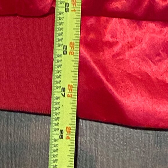 CARDINAL Vintage 50's 60's USA Made RED Satin Jacket Lined Windbreaker Sz.Large - Picture 11 of 15